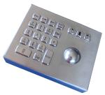 Rugged Weather proof industrial stand alone laser trackball mouse with numeric