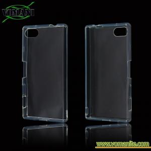 Quality Clear Transparent Hybrid Combo case for Sony Z5 mini for sony SO-02H PC TPU case for sale