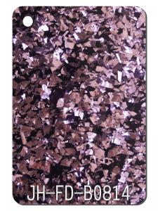 Quality Pink Black Chunk Glitter 3MM Thick Acrylic Sheet 1220X2440MM Perspex Board Decor for sale