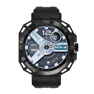 China 1.43inch HD BT Calling E25 Smart Watch Metal Waterproof Music Sport on sale