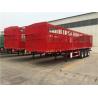 Q345 3 Axles 60 Ton High Wall Fence Truck Semi Trailer for sale