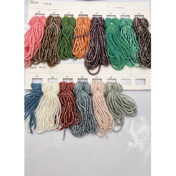 Customized Colorful Yarn Soft Cotton Blended Yarn 80% Cotton 20%