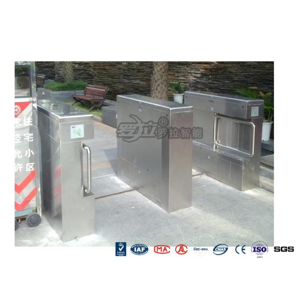 Automatic Pedestrian Swing Gate RFID Card Reader Infrared Sensor Security Turnstile
