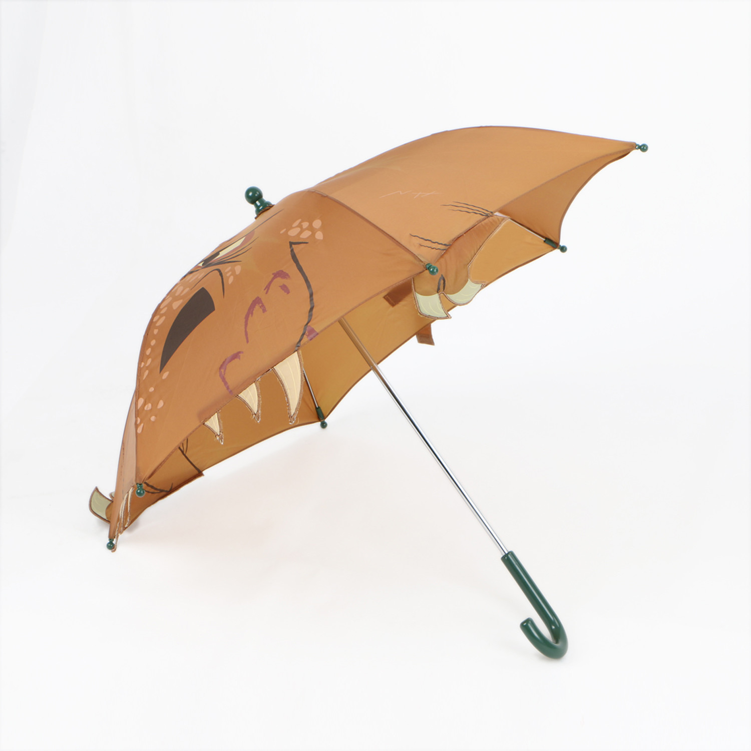 Quality 19 Inch Fox Kids Rain Umbrella 190T Polyester Toddler Boy Umbrella Logo Customize for sale