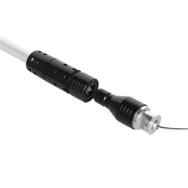 IP68 Remote Control LED Whip Lights Black Longer Quick Disconnect Base