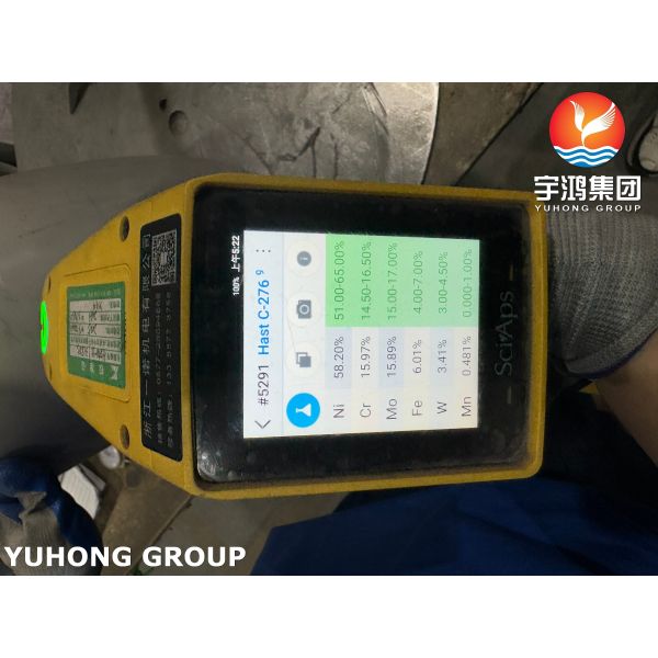 45° LR Elbow ASME B366 Inconel Alloy Steel Fitting WPHC276 B16.9