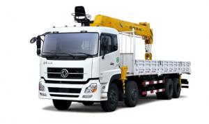 Quality 6x4 truck mounted crane, telescopic boom truck mounted crane for sale