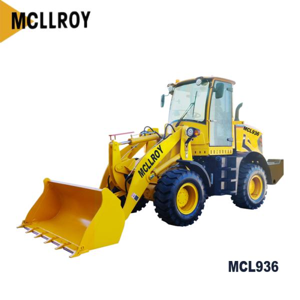 Mini Articulating Wheel Loader , Front Loader Shovel With Supercharged Engine