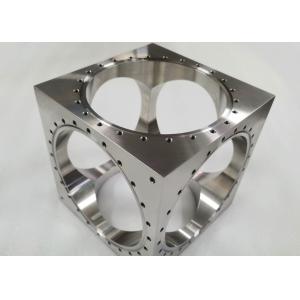 Buy cheap SS304 CNC Precision Machined Components CF50 6 Way Cross Vacuum Square from wholesalers