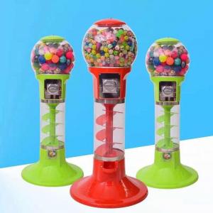 Quality 110V 220V Spin Capsule Toy Machine / Gum Bouncy Ball Vending Machine for sale