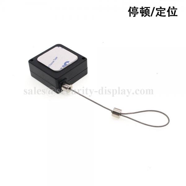 Retractable Plastic Anti Theft Pull Box With Steel Cord