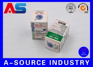 Quality Medical Science Carton Box 10ml Vial Boxes CMYK Regular Printing Glossy Box for sale
