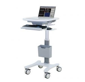 Quality High Grade Checking Mobile Computer Workstation Trolley Cart CE Certification for sale