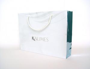 Quality Machinery Printable White Paper Carrier Bags for Shopping for sale