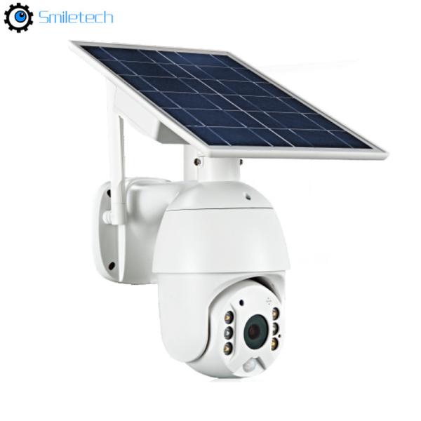 2.5 inch waterproof IP66 lower poer consuption 1080P 2MP outdoor 4G WIFI PTZ speed dome solar security system