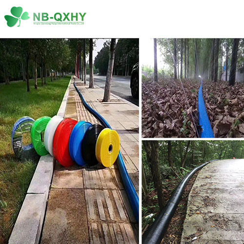 Hollow QX Heavy Duty 10 Bar Layflat PVC Hose for Water Discharge and Industrial Water