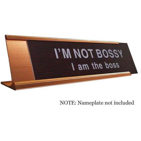 L Shape Tabletop Name Plate Holder