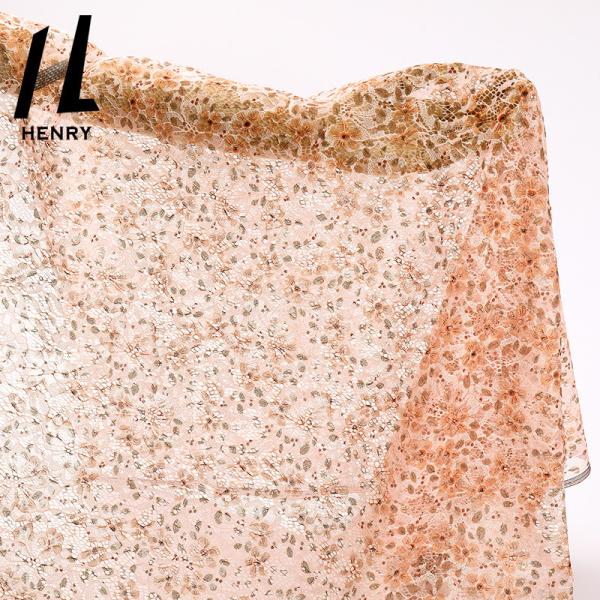 Cheap Factory Price Light Weight Tulle Fabric 3D Flower Lace Embroidered Cloth Printed Fabric For Dress