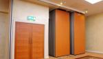 Hotel Movable Acoustic Folding Partition Walls Sliding Wood Doors