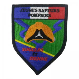 Quality Twill Fabric Custom Embroidered Patch Fashionable Design Within 9 Colors for sale
