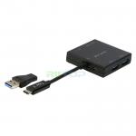 USB 3.1 Type C Card Reader 5Gpbs Multi-Function USB 3.0 Hub And Micro SD TF Card