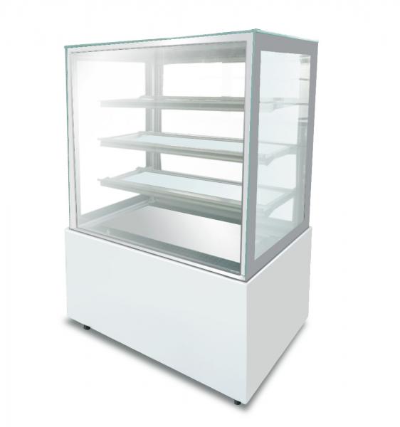 Buy Glass Door Vertical Marble Cake Display Freezer at wholesale prices