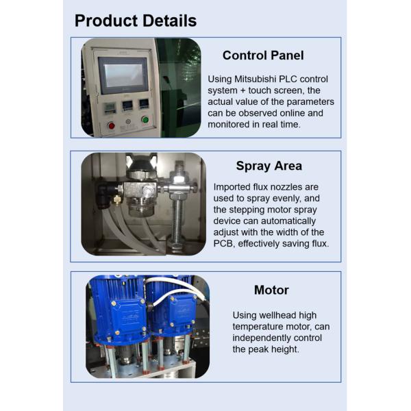 Charmhigh 250DS Automatic Wave Soldering Machine Lead Free For PCB Assembly Line