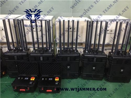 Buy Manpack RF Signal Intelligent Wide Frequency Uav Drone Jammers with powerful at wholesale prices