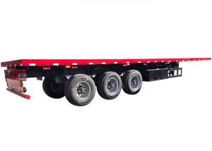 Quality 20 / 40 FT Cargo Flatbed Container Semi Trailer Truck Container Transport for sale