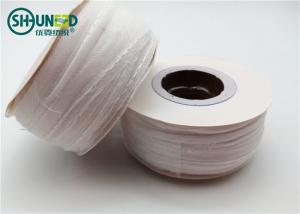 Quality Eco - Friendly Woven Interlining Woven Edge Covered Tapes For Garment Shirts / Suits for sale