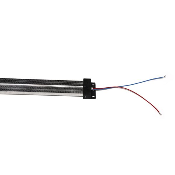 24V to 220V PTC Heating Element with Corrugated Aluminum Alloy Fin and High Temperature Silicone Rubber Wire