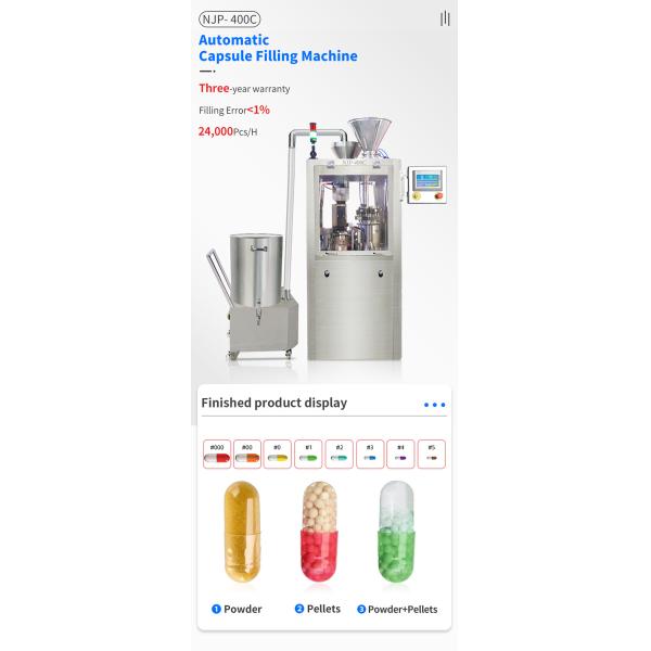 Capsule Filling Machine Pharmaceutical Auto High Speed Electric Powder