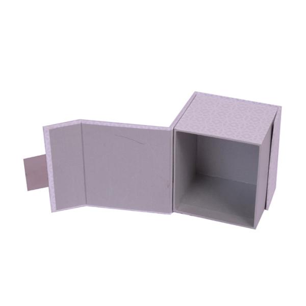 Die Cut Rectangle Rigid Setup Boxes , Lidded Cardboard Boxes Hot Stamping Finishing