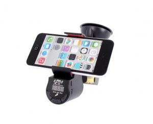 Quality Multifunction Car Cellphone Holder with FM Transmitter and Speaker for sale