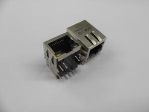 Quality 8 pins 10 / 100 BASE-T RJ45 Connector with Transformer, Ethernet Communication jack for sale