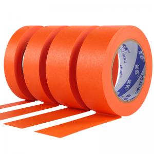 China 50mm Orange Washi Masking Tape Acrylic Adhesive For Car Boat Painting on sale