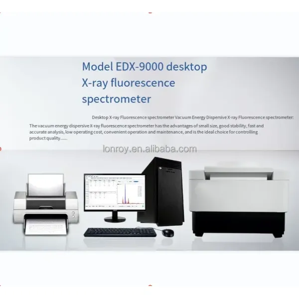 EDX-9000 Desk Vacuum Type Energy Dispersive X-ray Fluorescence Spectrometer XRF Alloy Ore Analyzer Rock Analyzer XRF XRF