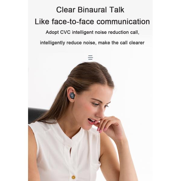 IPX7 Waterproof Noise Canceling Earbuds 3500mAh Charging Case AVRCP