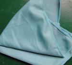 40 * 40cm 260gsm Microfiber Glass Cleaning Cloth Green Thick Fashinable Soft