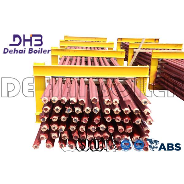ISO Boiler Membrane Bare Tube With Bar At Two Sides Export Project Single Fin Bar Tube