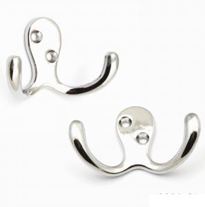 China Chrome Finish Decorative Wall Hooks Modern Multi Functional Metal Material on sale