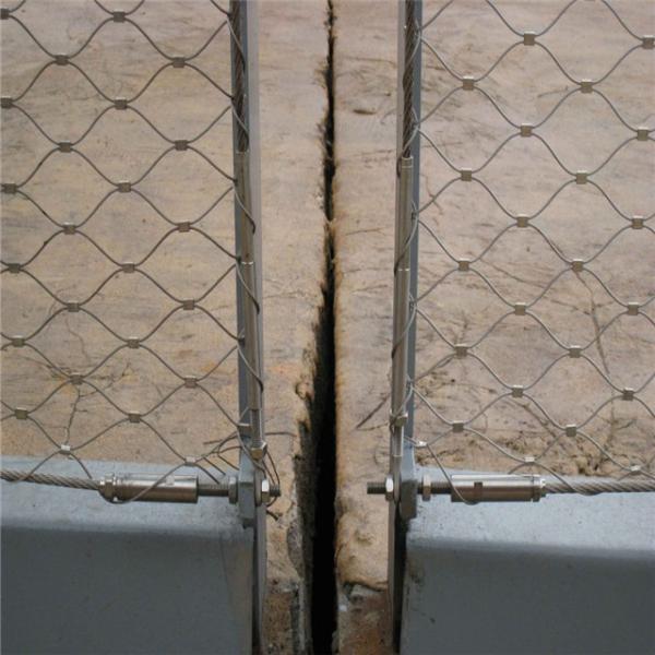 1.5mm 316l Balustrade Cable Mesh Flexible Infill 50mm Galvanised Wire Netting