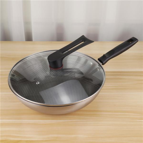 Non Stick 32cm Stovetop Frying Pan Honeycomb Stainless Steel
