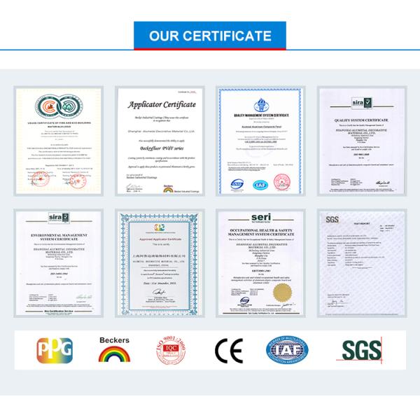 Alumetal B1 A2 Fireproof Aluminum Composite Panel Exterior Metal Cladding 1250mm