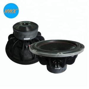 China Paper Cone Dual 2ohm 2500W RMS SPL 15 Inch Subwoofer on sale
