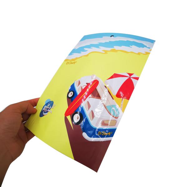 Outer Flexible Package Foil UV Spot Custom Printed Stand Up Pouches For Chicken Beef Jerky Meat Food Packaging