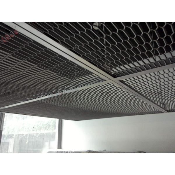 Decorative Aluminum Expanded Metal Mesh Ceiling Panel 0.5mm