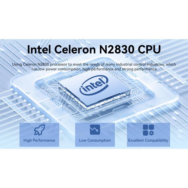 Intel Celeron N2830 Fanless Mini PC With Silgle LAN And 8USB For Home Office