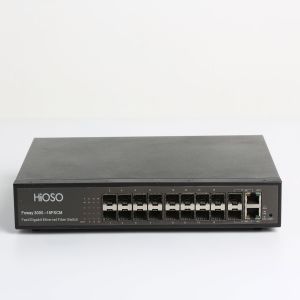 Buy cheap 16 10/100M SFP Ports 2 100/1000M RJ45 Uplink Port Fiber Optic Switch from wholesalers