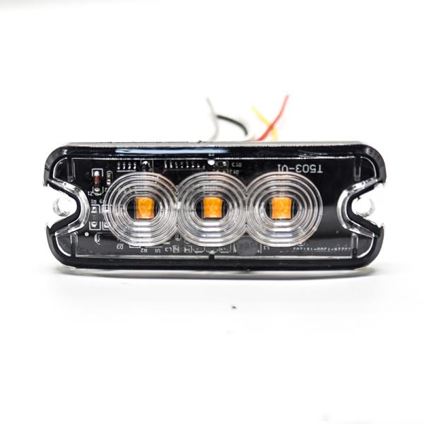 Flash Strobe Lights 12V 24V LED Amber Strobe Warning Lighting For Trucks R10 R65